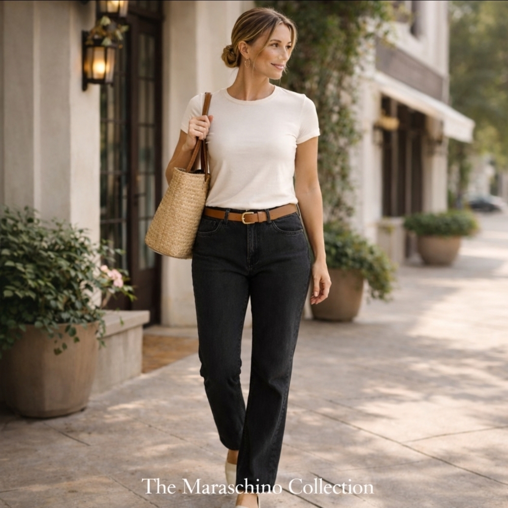 Levi’s Black Classic Straight Leg Jeans | Size 16